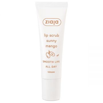 Scrub pentru Buze cu Mango - Ziaja Lip Scrub Sunny Mango, 12 ml