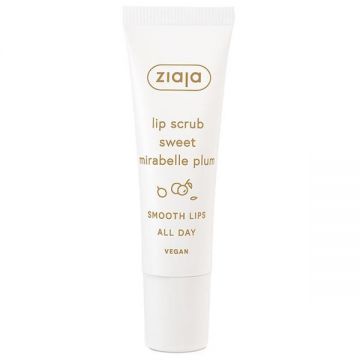 Scrub pentru Buze cu Pruna Dulce - Ziaja Lip Scrub Sweet Mirabelle Plum, 12 ml