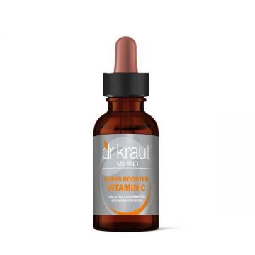 Ser cu vitamina C Dr. Kraut Super Booster cu acerola biofermentata, 30 ml