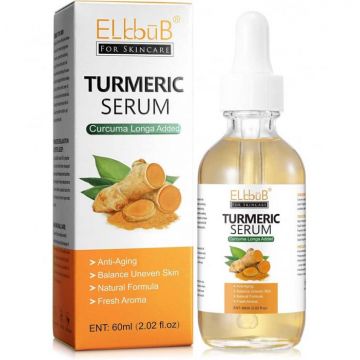 Ser Premium cu Turmeric, 100% Natural pentru Tratarea problemelor Pielii, Efect Anti-Imbatranire, Elbbub 60 ml