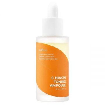 Ser tonifiant cu vitamina C și niacinamide, C-Niacin Toning Ampoule, IsNtree, 50ml