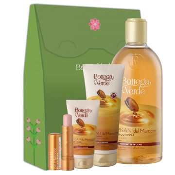 Set cadou femei, hidratare corp, cu ulei de argan