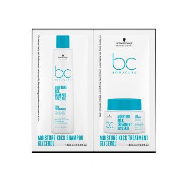 Set Duo Sampon si Balsam Schwarzkopf Professional Bonacure Clean Performance Moisture Kick 2 x 12 ml