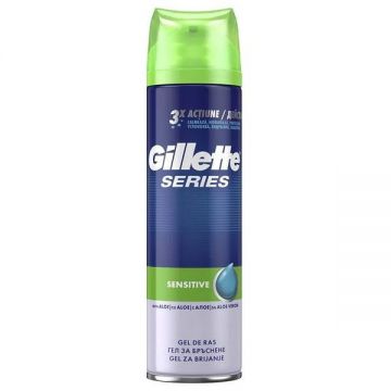 SHORT LIFE - Gel de Ras pentru Pielea Sensibila - Gillette Series Sensitive, 200 ml