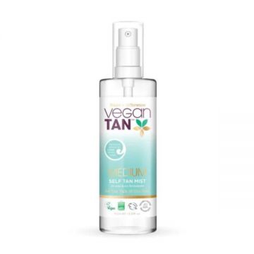 Spray Facial Autobronzant Vegan - Vegan Tan Self-Tan Mist Medium, 150 ml