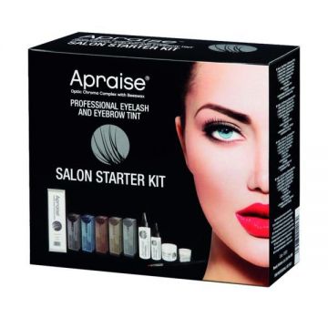 Starter kit - Set 5x Vopsea si Accesorii Apraise ( Vopsea neagra 20 ml + Vopsea negru-albastrui 20 ml + Vopsera saten 20 ml + Vopsea saten deschis 20 ml )