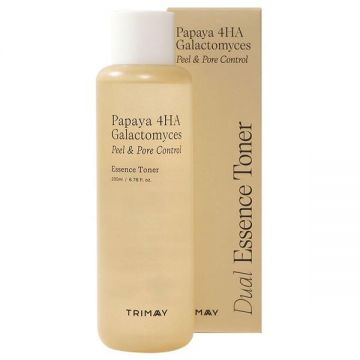 Toner Exfoliant - Trimay Papaya 4HA Galactomyces Peel & Pore Control, 200 ml