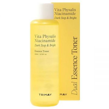 Toner Iluminator Impotriva Petelor Pigmentare - Trimay Vita Physalis Niacinamide Dark Stop & Bright, 200 ml