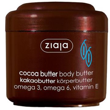 Unt de Corp - Ziaja Cocoa Butter Body Butter Omega 3, Omega 6, Vitamin E, 200 ml