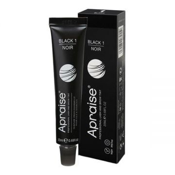 Vopsea gene si sprâncene Apraise Black 1 20 ml