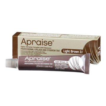 Vopsea gene si sprancene saten deschis Apraise Light Brown 3.1, 20 ml