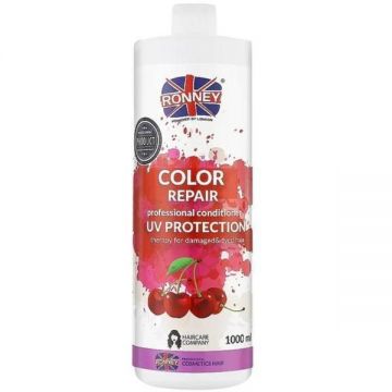 Balsam pentru revitalizarea si mentinerea culorii Color Repair Cherry Ronney, pentru par vopsit sau decolorat 1000 ml