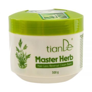 Crema balsam pentru par anti-cadere, Master Herb, 500 g, tianDe