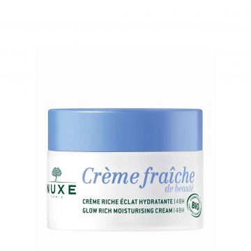 Crème fraîche de beauté glow rich moisturising day cream 48h 50 ml