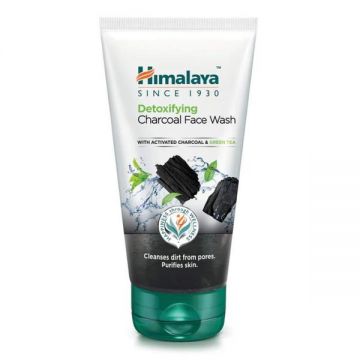 Gel Detoxifiant pentru Curatarea Fetei - Himalaya Detoxifying Charcoal Face Wash, 150 ml