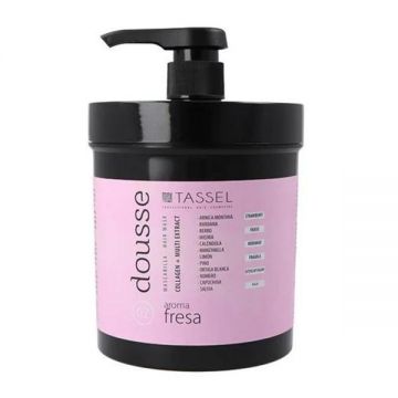 Masca pentru Par Tassel Dousse cu Colagen, 12 Uleiuri si Aroma de Capsuni, 1000 ml