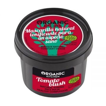 Masca Tonifianta pentru Ten - Organic Kitchen Tomato Blush Natural Toning Face Mask, 100 ml