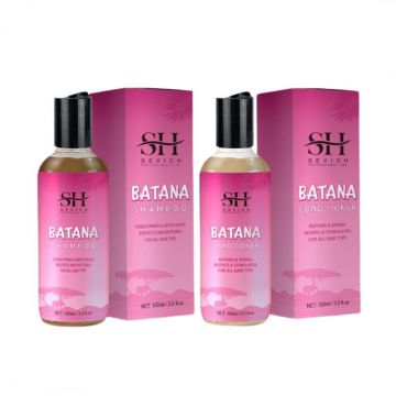 Set Revolutionar cu Șampon și Balsam pentru Regenerare și Hidratare Intensă, Batana Oil, Sevich, 200ml