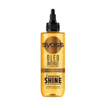 Tratament Intensiv pentru Hidratare si Stralucire Luxurianta - Syoss Oleo Intense Oil-to-Cream, 200 ml