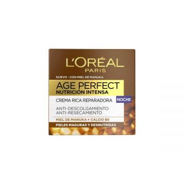 Crema Faciala Nutritiv-Reparatoare de Noapte - L'Oreal Paris Age Perfect Nutricion Crema Rica Reparadora Noche, 50 ml