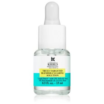 Kiehl's Dermatologist Solutions Truly Targeted Blemish-Clearing Solution ser pentru ten acneic