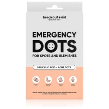 My White Secret Breakout + Aid Emergency Dots tratament topic pentru acnee pe fata, decolteu si spate