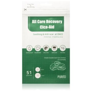 Purito All Care Recovery Cica Aid plasturi pentru piele problematică