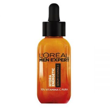 Ser de Fata cu Vitamina C pentru Barbati - L'Oreal Paris Men Expert Hydra Energetic Serum Vitamina, 30 ml