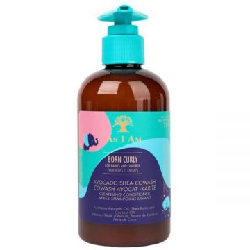 Balsam pentru spalare pentru copii As I Am Naturally Born Curly Shea Co-wash, 240 ml