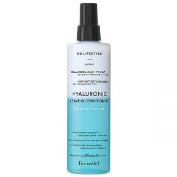 Balsam Spray cu Acid Hialuronic - FarmaVita HD Lifestyle Hyaluronic Leave-In Conditioner, 240 ml