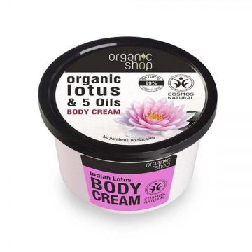 Crema de corp Organic Shop Indian Lotus 250 ml