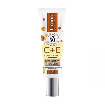 Crema tonica SPF50 Lirene, 30 ml