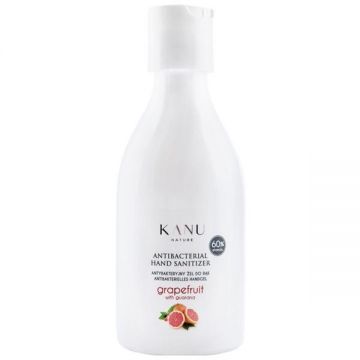 Gel Antibacterian cu Grapefruit si Guarana pentru Maini - KANU Nature Anticabterial Hand Sanitizer, 250 g