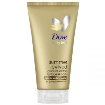 Lotiune Autobronzanta - Dove Body Love Summer Revived Light to Medium Results, 75 ml