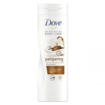 Lotiune de Corp - Dove Nourishing Body Care Pampering with Shea Butter & Vanilla, 400 ml