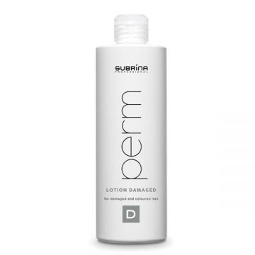 Lotiune Ondulatoare Permanenta pentru Par Degradat sau Vopsit - Subrina Professional Perm Lotion Damaged D, 450 ml