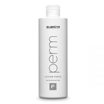 Lotiune Ondulatoare Permanenta pentru Par Dificil de Ondulat - Subrina Professional Perm Lotion Forte F, 450 ml