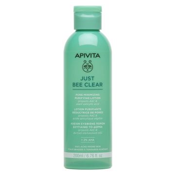 Lotiune purifianta pentru pori dilatati Just Bee Clear Apivita, 200 ml