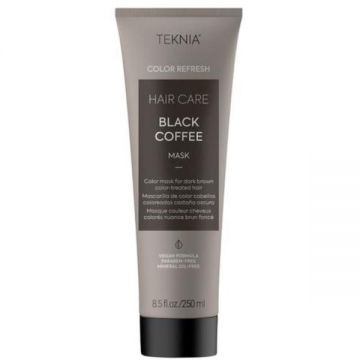 Masca coloranta pentru păr brunet, Lakme Black Coffee Mask 250 ml