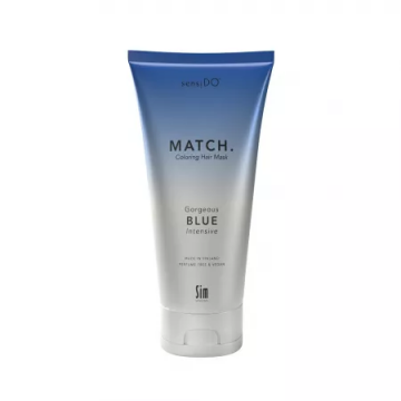 Masca pentru par coloranta tratament cu Keraguard Match Gorgeous Blue Intensive, 200ml, Sensido