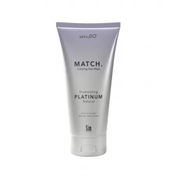 Masca pentru par coloranta tratament cu Keraguard Match Illuminating Platinum Natural, 200ml, Sensido