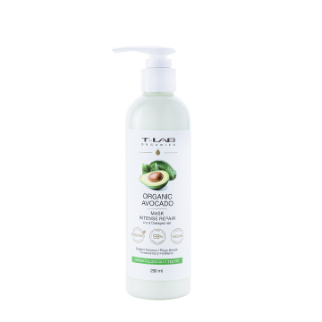 Masca reparare intensa Organic Avocado, 250ml, T-LAB Professional