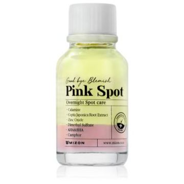 Mizon Good Bye Blemish Pink Spot ser local cu pudră impotriva acneei