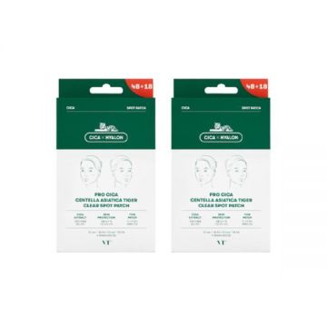 Set 2 Plasturi pentru cosuri si anti acnee cu Centela Asiatica, VT Cosmetics, 2x66 buc