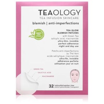 Teaology Tea Glow Blemish Patch plasturi pentru piele problematică impotriva acneei