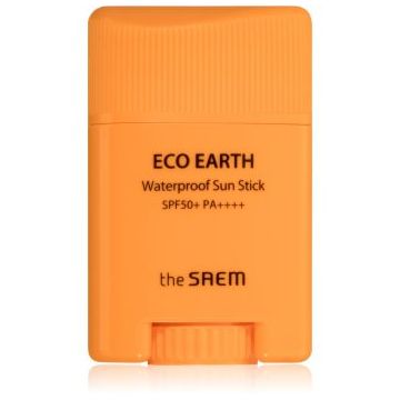 The Saem Eco Earth Waterproof protectie solara rezistenta la apa pentru fata stick