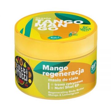 Unt Hranitor pentru Corp cu Mango si Lemongrass - Tutti Frutti Regenerating Body Butter, Farmona, 200 ml