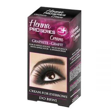 Vopsea Crema pentru Sprancene, Grafit - Verona Professional Henna Proseries Cream for Eyebrows Graphite, 15 ml