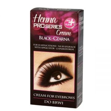 Vopsea Crema pentru Sprancene, Negru - Verona Professional Henna Proseries Cream for Eyebrows Black, 15 ml