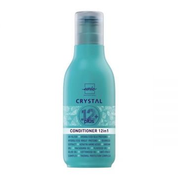 Balsam conditioner multifunctional 12 in 1 pentru par uscat si deteriorat Crystal, 500 ml